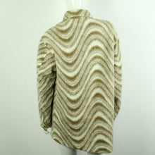 Laden Sie das Bild in den Galerie-Viewer, Second Hand ASOS Hemdjacke mit Wolle Gr. M beige braun gemustert Jacke (*)