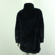 Laden Sie das Bild in den Galerie-Viewer, Second Hand VERO MODA Fake Fur Jacke Gr. S blau uni (*)