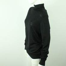 Laden Sie das Bild in den Galerie-Viewer, Second Hand MADS NORGAARD Pullover Gr. L schwarz uni Wolle  (*)