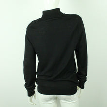 Laden Sie das Bild in den Galerie-Viewer, Second Hand MADS NORGAARD Pullover Gr. L schwarz uni Wolle  (*)