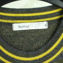 Laden Sie das Bild in den Galerie-Viewer, Second Hand SKOVHUUS Pullover Gr. XL braun mehrfarbig gemustert (*)