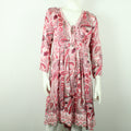 Second Hand ODD MOLLY Kleid Gr. 4 pink rosa mehrfarbig gemustert (*)