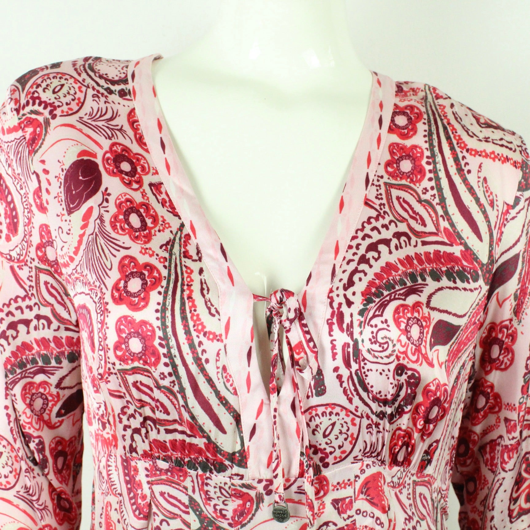 Second Hand ODD MOLLY Kleid Gr. 4 pink rosa mehrfarbig gemustert (*)