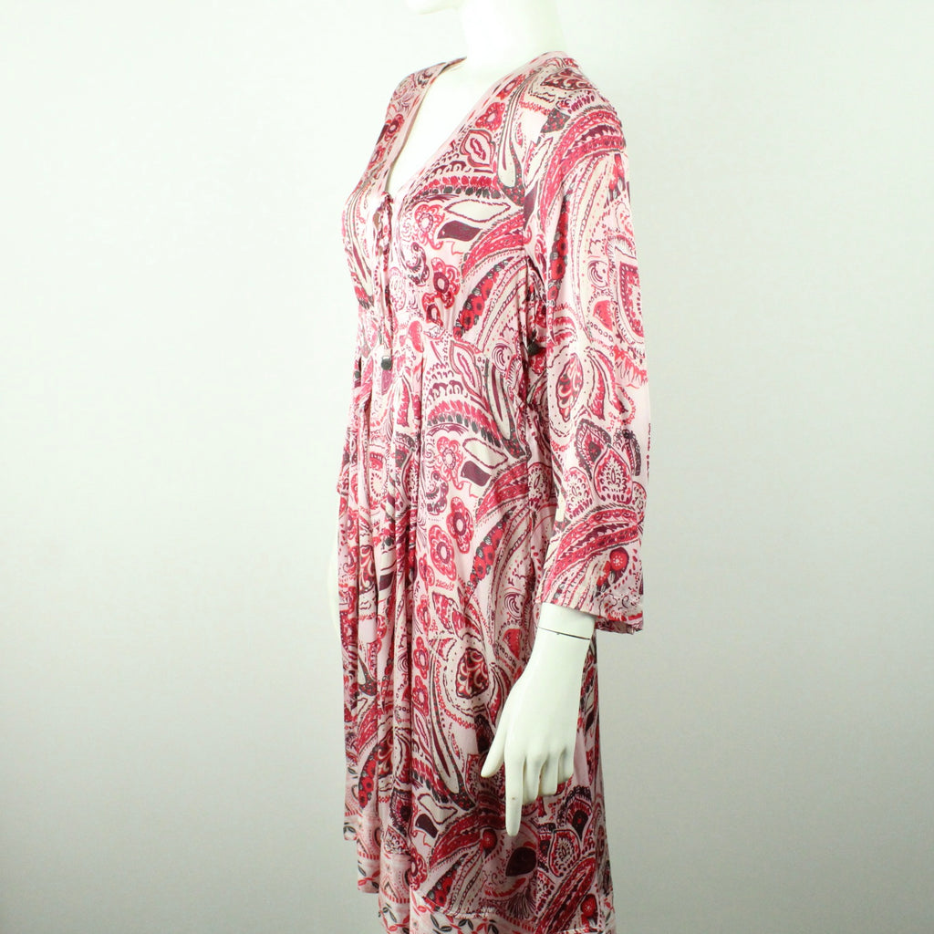 Second Hand ODD MOLLY Kleid Gr. 4 pink rosa mehrfarbig gemustert (*)