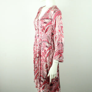 Second Hand ODD MOLLY Kleid Gr. 4 pink rosa mehrfarbig gemustert (*)
