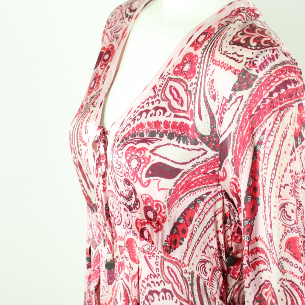 Second Hand ODD MOLLY Kleid Gr. 4 pink rosa mehrfarbig gemustert (*)