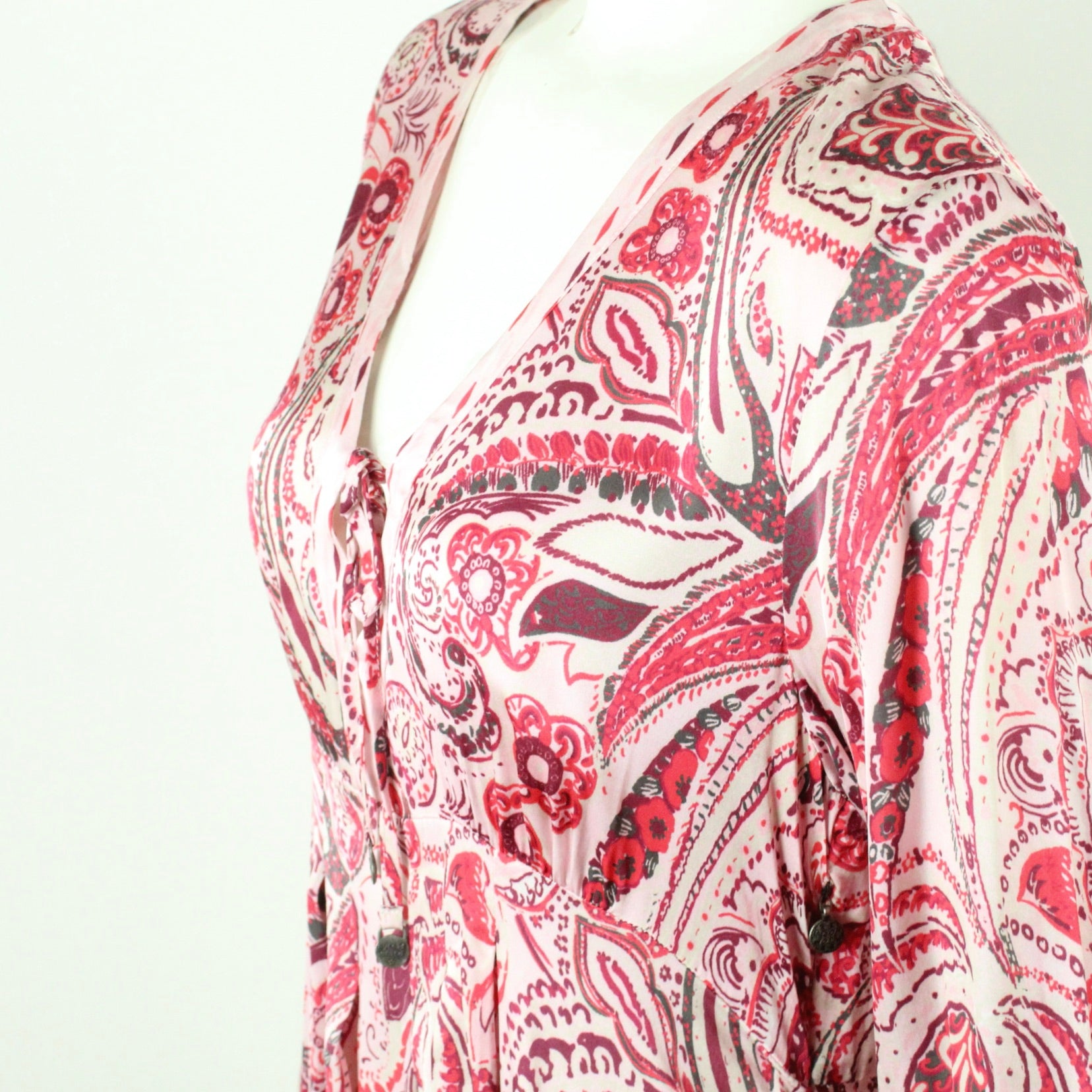 Second Hand ODD MOLLY Kleid Gr. 4 pink rosa mehrfarbig gemustert (*)