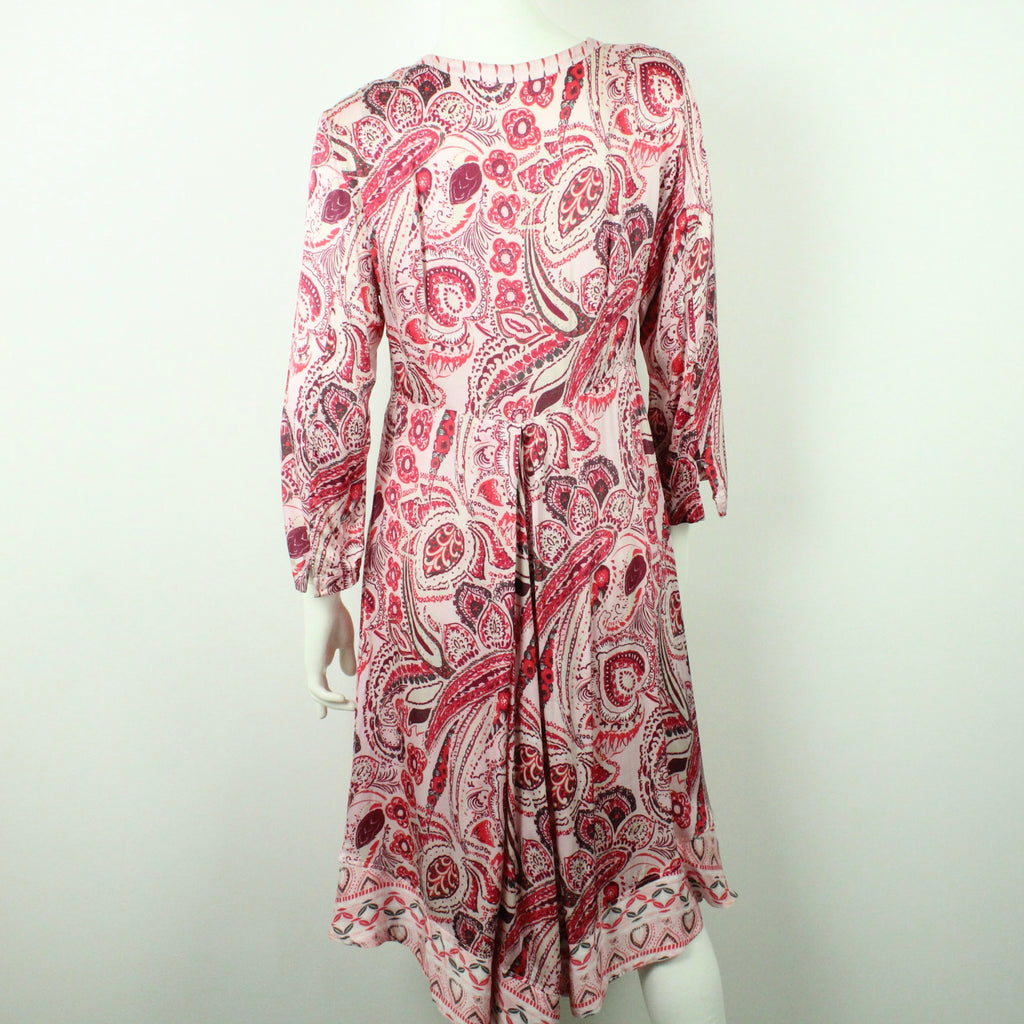 Second Hand ODD MOLLY Kleid Gr. 4 pink rosa mehrfarbig gemustert (*)