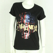 Laden Sie das Bild in den Galerie-Viewer, Vintage HARD ROCK CAFE T-Shirt Gr. M schwarz mit Print und Backprint Rihanna 