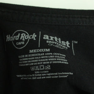 Vintage HARD ROCK CAFE T-Shirt Gr. M schwarz mit Print Rihanna