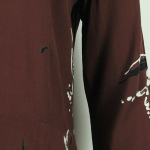Second Hand GANNI Maxikleid Gr. S braun mehrfarbig gemustert Kleid (*)