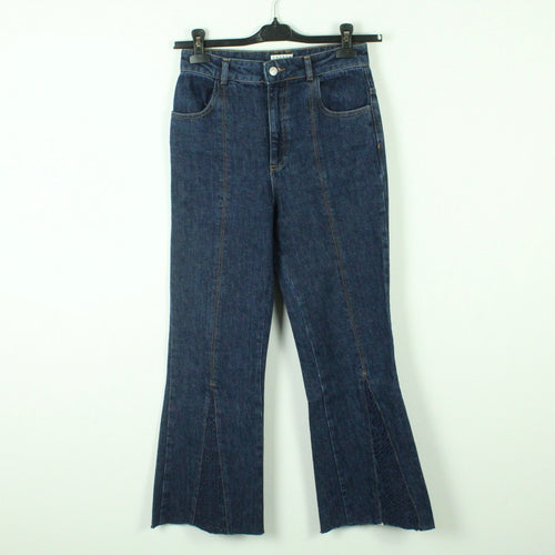 Second Hand CLAUDIE PIERLOT Jeans Gr. 36 dunkelblau Flared High Waist Denim (*)