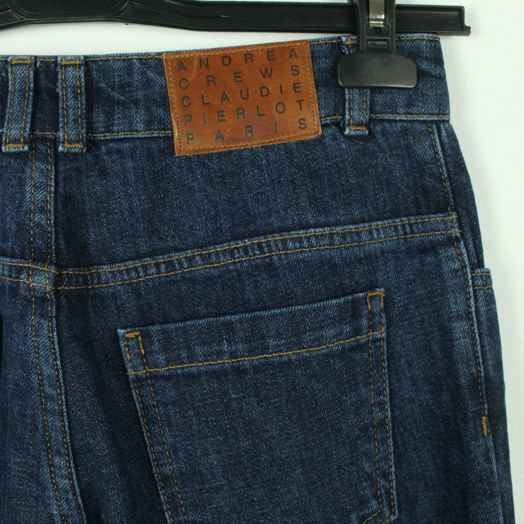 Second Hand CLAUDIE PIERLOT Jeans Gr. 36 dunkelblau Flared High Waist Denim (*)