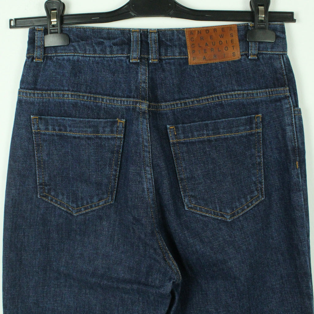 Second Hand CLAUDIE PIERLOT Jeans Gr. 36 dunkelblau Flared High Waist Denim (*)