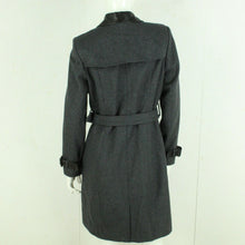 Laden Sie das Bild in den Galerie-Viewer, Second Hand LAURA CLEMENT LA REDOUTE Trenchcoat mit Wolle Gr. 40 grau schwarz Mantel (*)