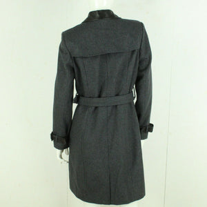 Second Hand LAURA CLEMENT LA REDOUTE Trenchcoat mit Wolle Gr. 40 grau schwarz Mantel (*)