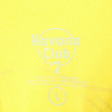 Laden Sie das Bild in den Galerie-Viewer, Second Hand HAVANA CLUB T-Shirt Gr. L gelb mit Backprint (*)