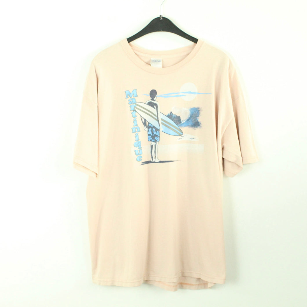 Vintage MARTINIQUE Souvenir T-Shirt Gr. XL mit Print (*)
