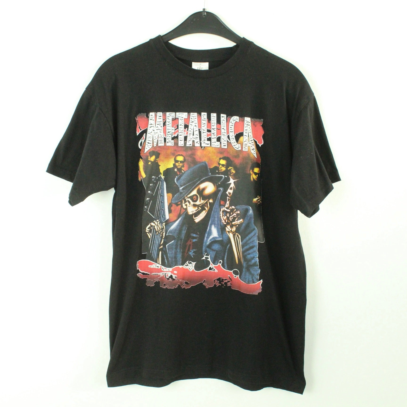 Vintage METALLICA T-Shirt / Bandshirt Gr. M schwarz mit Print (*)