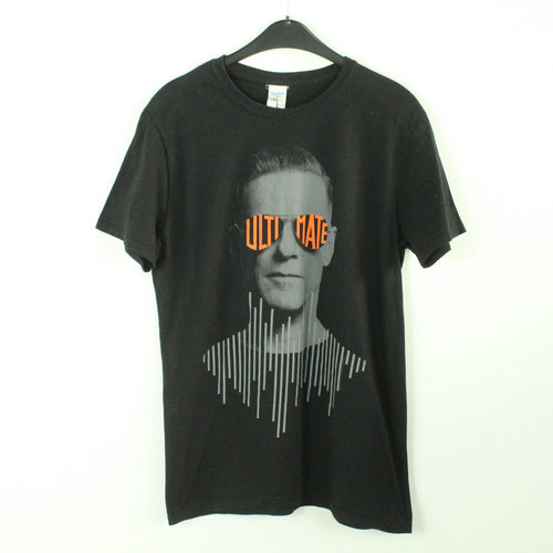 Vintage BRYAN ADAMS T-Shirt / Bandshirt Gr. M schwarz mit Print und Backprint ULTIMATE TOUR (*)
