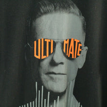 Laden Sie das Bild in den Galerie-Viewer, Vintage BRYAN ADAMS T-Shirt / Bandshirt Gr. M schwarz mit Print und Backprint ULTIMATE TOUR (*)