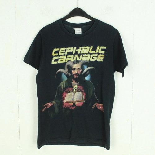 Vintage CEPHALIC CARNAGE T-Shirt Gr. S blau mit Print 