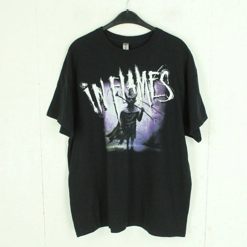 Vintage IN FLAMES T-Shirt Gr. XL schwarz mit Print