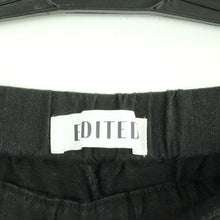 Laden Sie das Bild in den Galerie-Viewer, Second Hand EDITED Culotte Gr. 38 schwarz high waist wide leg Hose (*)