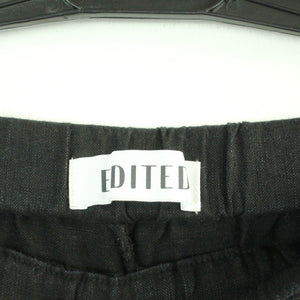 Second Hand EDITED Culotte Gr. 38 schwarz high waist wide leg Hose (*)