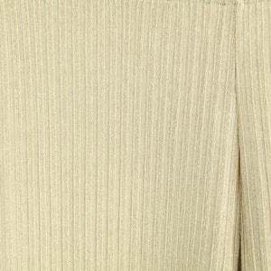 Second Hand SISTERS POINT Strickhose Gr. 38 beige wide leg gerippt Hose (*)