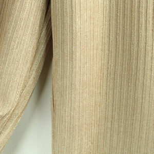 Second Hand SISTERS POINT Strickhose Gr. 38 beige wide leg gerippt Hose (*)