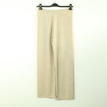 Laden Sie das Bild in den Galerie-Viewer, Second Hand SISTERS POINT Strickhose Gr. 38 beige wide leg gerippt Hose (*)