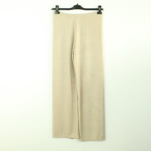 Second Hand SISTERS POINT Strickhose Gr. 38 beige wide leg gerippt Hose (*)