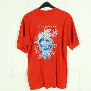 Vintage Souvenir T-Shirt Gr. M rot Seychellen Meerestiere