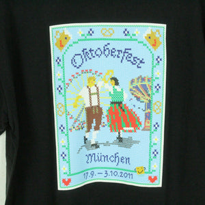 Vintage Souvenir T-Shirt Gr. L schwarz München Oktoberfest 2011