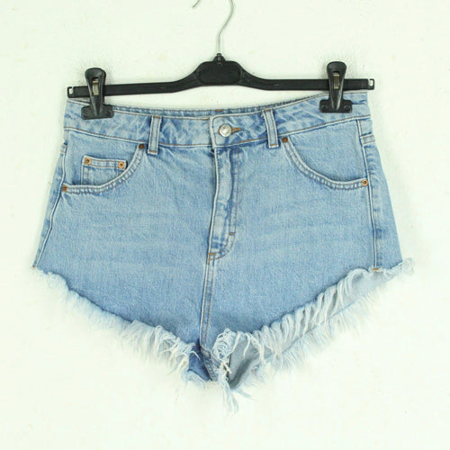 Second Hand TOPSHOP Jeansshorts Gr. 40 blau Denim Shorts High Waist (*)