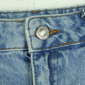 Second Hand TOPSHOP Jeansshorts Gr. 40 blau Denim Shorts High Waist (*)