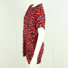 Laden Sie das Bild in den Galerie-Viewer, Second Hand GIRL IN MIND Jumpsuit Gr. 44 rot mehrfarbig Animal-Print (*)