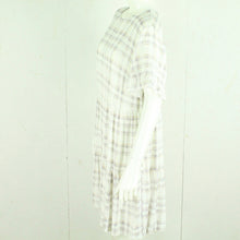 Laden Sie das Bild in den Galerie-Viewer, Second Hand NEW LOOK Kleid Gr. 44 weiß mehrfarbig kariert (*)