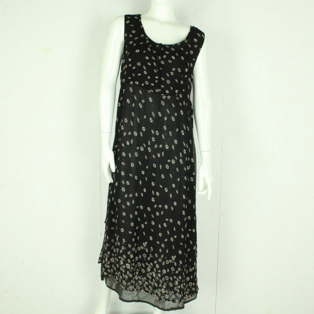 Vintage Maxikleid Gr. S mehrfarbig gemustert Kleid