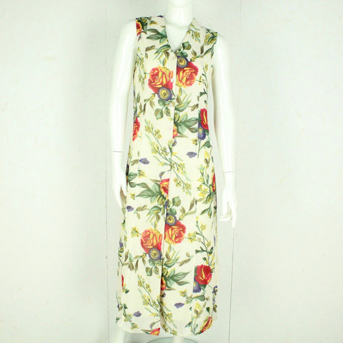Vintage Maxikleid Gr. M mehrfarbig geblümt Kleid