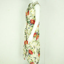 Laden Sie das Bild in den Galerie-Viewer, Vintage Maxikleid Gr. M mehrfarbig geblümt Kleid