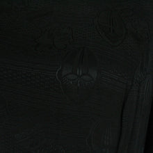 Laden Sie das Bild in den Galerie-Viewer, Vintage Maxikleid Gr. M schwarz gemustert Kleid