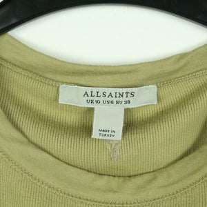 Second Hand ALL SAINTS Crop Top Gr. 38 oliv uni  (*)