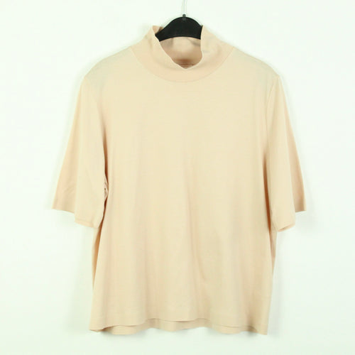 Second Hand COS T-Shirt Gr. M apricot mit Stehkragen (*)
