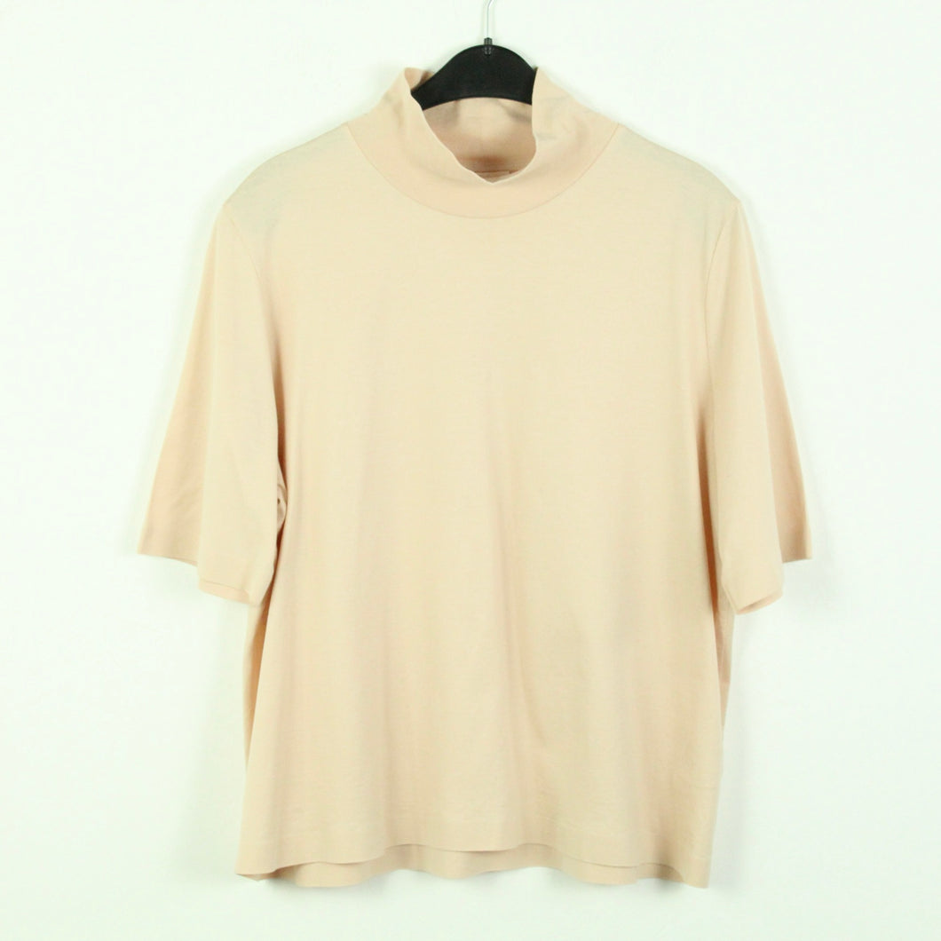 Second Hand COS T-Shirt Gr. M apricot mit Stehkragen (*)