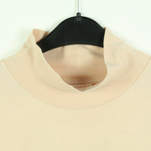 Laden Sie das Bild in den Galerie-Viewer, Second Hand COS T-Shirt Gr. M apricot mit Stehkragen (*)