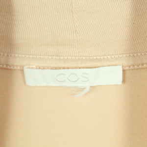Second Hand COS T-Shirt Gr. M apricot mit Stehkragen (*)