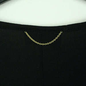 Second Hand THE KOOPLES T-shirt Gr. S schwarz uni (*)