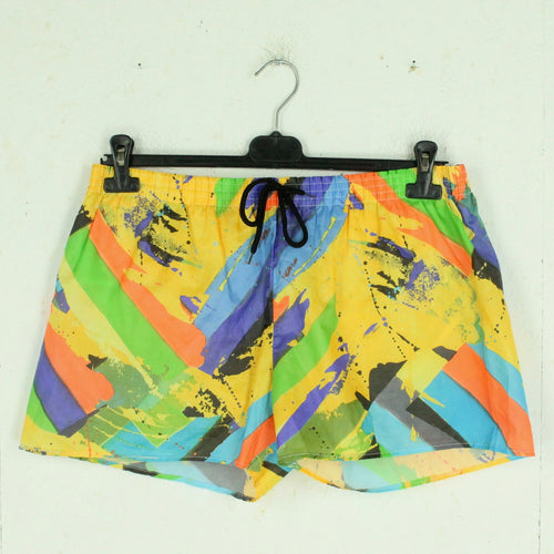 Vintage Beach Shorts Gr. XL bunt Crazy Pattern